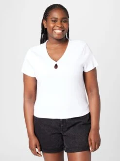 T-shirts Shirt MAYA Dames Wit -Noisy May Winkel 006555991fd80cfbe4621dc89f6bcaa8