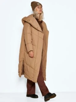 Noisy May Wintermantels Wintermantel Tally Dames Lichtbruin -Noisy May Winkel 0cb4dc2a751f896e1de1963e7702113a