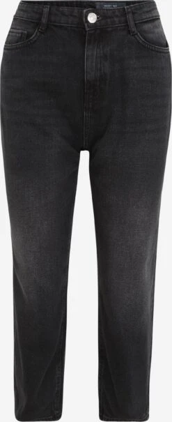 Noisy May Petite Straight Regular Jeans BROOKE Dames Zwart