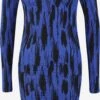 Noisy May Petite Mini Jurken Jurk CEMRE Dames Royal Blue/koningsblauw