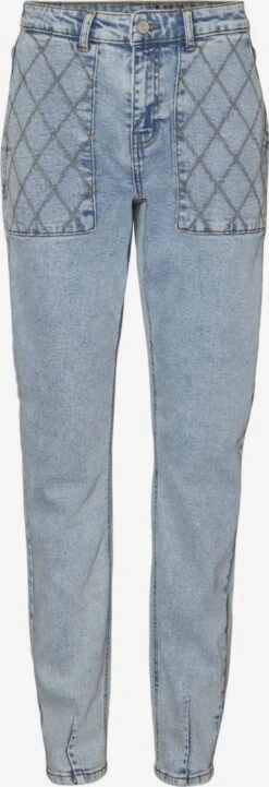 Noisy May Mom Jeans Tapered Jeans JULY Dames Blauw