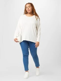 Longsleeves Shirt MATHILDE Dames Wit -Noisy May Winkel 17e5eed2f00bdc3df891a87d6a482946