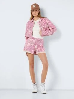 Noisy May Denim Shorts Regular Jeans DREW Dames Pink -Noisy May Winkel 1a2b84266685ae6fec3d65b51fcd629d