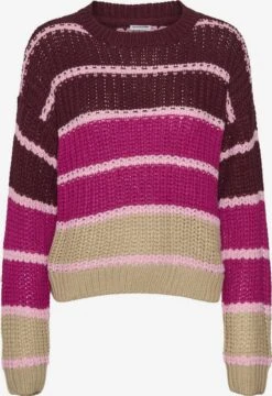 Noisy May Fijngebreide Truien Trui Marley Dames Wijnrood