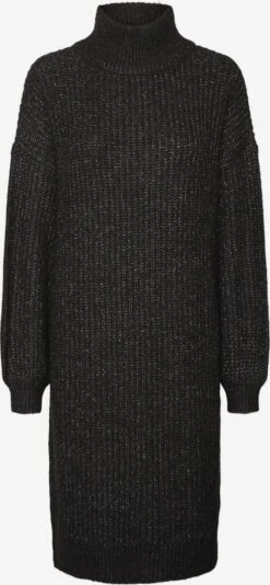Noisy May Gebreide Jurken Gebreide Jurk Robina Dames Grijs Gemêleerd