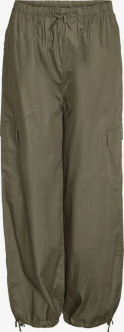 Noisy May Cargobroeken Tapered Cargobroek Pinar Dames Olijfgroen