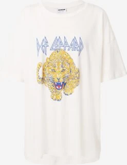 Noisy May T-shirts Shirt Dames Wit