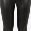 Noisy May Petite Leren Broeken Slimfit Broek ELLY Dames Zwart