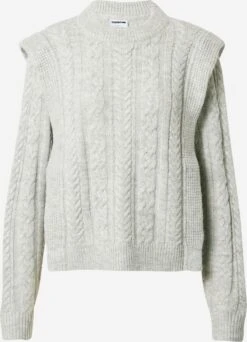 Noisy May Fijngebreide Truien Trui Dames Grijs