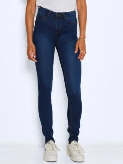 Noisy May Jeans Skinny Jeans Callie Dames Donkerblauw -Noisy May Winkel 302d9789596b79bb6d5b652f499f888f
