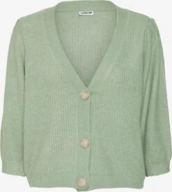 Noisy May Vesten Gebreid Vest Lilje Dames Pastelgroen