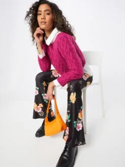 Noisy May Fijngebreide Truien Trui MARTA Dames Lila -Noisy May Winkel 3515e4446b6f828439d104be3db257f0