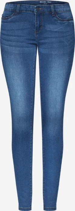 Noisy May Jeans Skinny Jeans NMEVE Dames Blauw