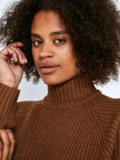 Noisy May Gebreide Jurken Gebreide Jurk Timmy Dames Bruin -Noisy May Winkel 3945b493b4c906779a3682a8118854d9