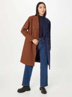 Noisy May Tussenmantels Tussenmantel Dames Navy / Bruin -Noisy May Winkel 39ca0f8acdeb9c134d6261f6a0a86160