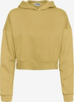 Noisy May Hoodies Sweatshirt Lupa Dames Donkergeel
