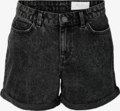 Noisy May Denim Shorts Regular Jeans Smiley Dames Grijs