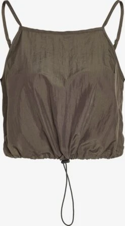 Noisy May Crop Tops Top PARACHUTE Dames Donkergroen