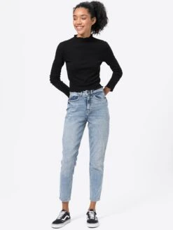Noisy May Straight Regular Jeans Katy Dames Blauw -Noisy May Winkel 44be73b660a8db52516b91b149a62174