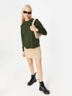 Noisy May Basic Truien Trui CITY Dames Donkergroen -Noisy May Winkel 47a6ab45a05eb4548f765e95f9b9d05c