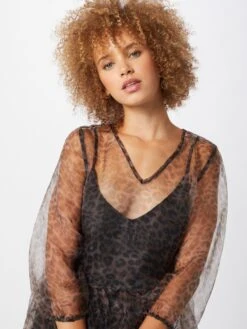 Noisy May Mini Jurken Jurk Marla Dames Donkerbruin -Noisy May Winkel 4f42d7a76937cfd90fbd7b89f013cbeb