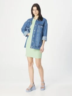 Noisy May Jerseyjurken Jurk MAYA Dames Pastelgroen -Noisy May Winkel 51bae1bc58d2fd2069e4c93dc2879eff