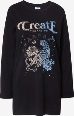 Noisy May Jerseyjurken Jurk CHIDI Dames Zwart