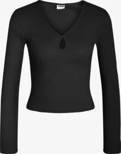 Noisy May Longsleeves Shirt MAYA Dames Zwart