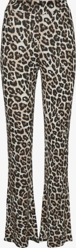 Noisy May Pantalons Flared Broek Pasa Dames Beige