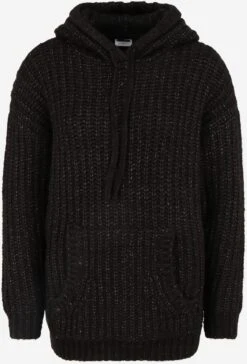 Noisy May Petite Hoodies Trui ROBBIE Dames Antraciet