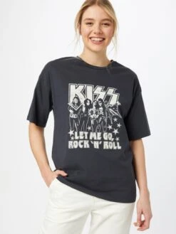 Noisy May T-shirts Shirt ANDY Dames Grafiet -Noisy May Winkel 5a21a878944e022d33d56a193fb863c1