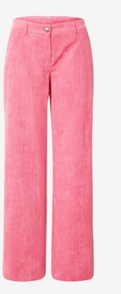 Noisy May Ribbroeken Wide Leg Broek PINOLA Dames Pink
