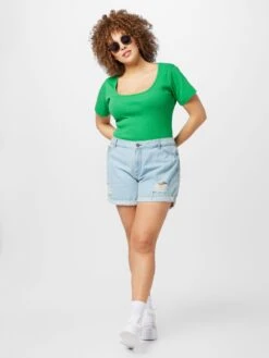 Denim Shorts Regular Jeans SMILEY Dames Lichtblauw -Noisy May Winkel 5b703409da329f7e2e90b2769fbcebfc