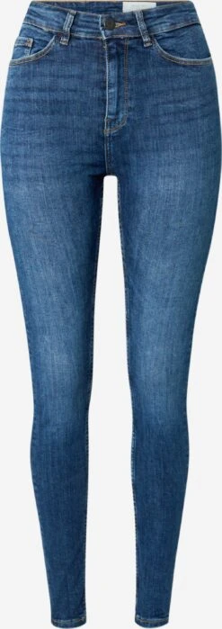 Noisy May Jeans Skinny Jeans Buddy Dames Donkerblauw