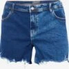 Denim Shorts Regular Jeans DREW Dames Donkerblauw