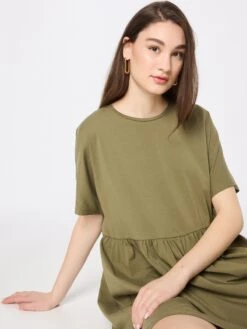 Noisy May Jerseyjurken Jurk Kerry Dames Olijfgroen -Noisy May Winkel 66090795b7809db0a0a3eabc42cd7e6b