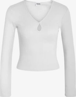 Noisy May Longsleeves Shirt MAYA Dames Wit
