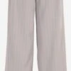 Bandplooibroeken Wide Leg Bandplooibroek VERA Dames Beige