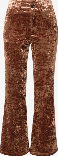 Noisy May Pantalons Flared Broek NATTIE Dames Bruin