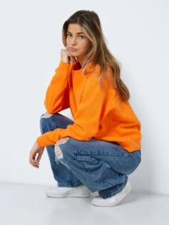 Noisy May Sweatshirts Sweatshirt Alden Dames Oranje -Noisy May Winkel 76ffbfce899ebab0929d0f405c974176