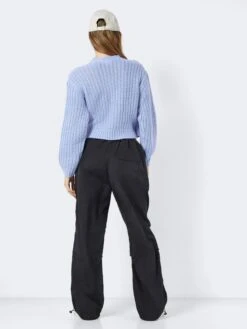 Noisy May Vesten Gebreid Vest BARLEY Dames Duifblauw -Noisy May Winkel 77449a3983ead6d3fb09eb51ad4f8993