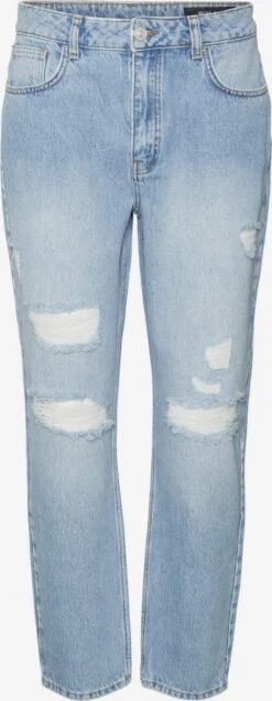 Noisy May Straight Regular Jeans ISABEL Dames Blauw