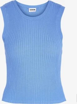 Noisy May Tops Gebreide Top Cree Dames Hemelsblauw