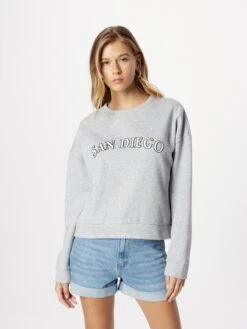 Noisy May Sweatshirts Sweatshirt ARYA Dames Lichtgrijs -Noisy May Winkel 898d65f6ab8bc0f7d788daf6ee208278