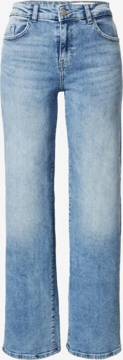 Noisy May Straight Regular Jeans YOLANDA Dames Blauw
