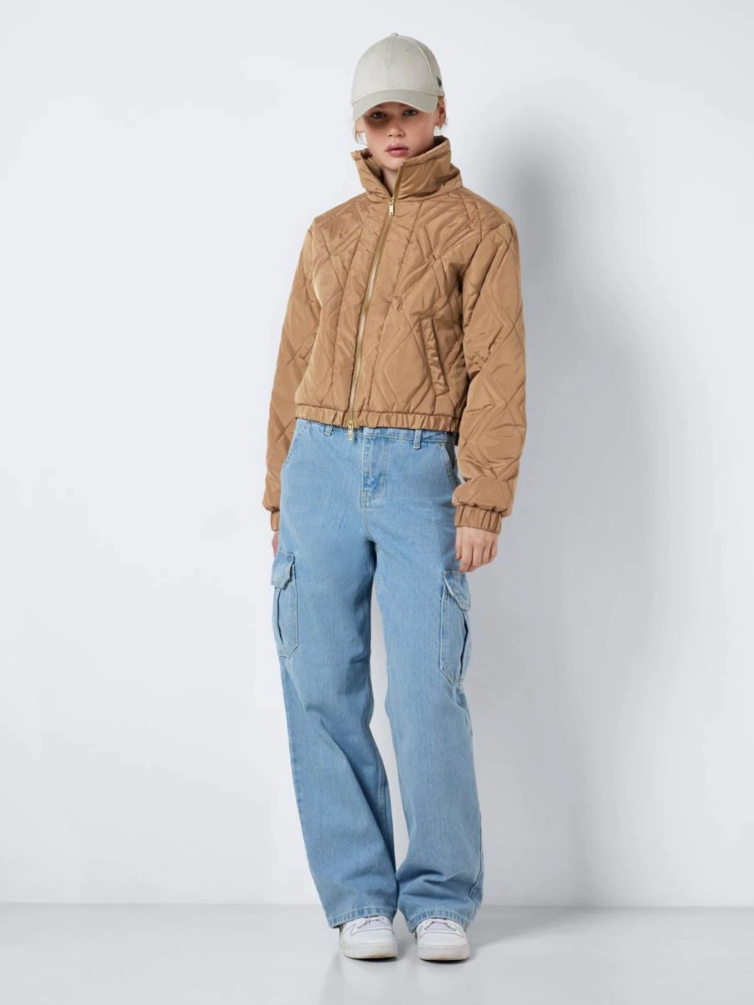 Noisy May Tussenjassen Tussenjas Ziggy Dames Lichtbruin 4 Noisy May Tussenjassen Tussenjas Ziggy Dames Lichtbruin - Afbeelding 2