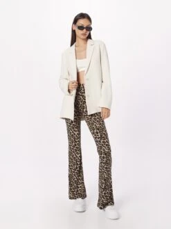 Noisy May Pantalons Flared Broek SALLY PASA Dames Bruin / Lichtbruin -Noisy May Winkel 8d7813ac0304c99f5a9eb415c493470f