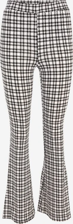 Noisy May Petite Pantalons Flared Broek SALLY Dames Wit