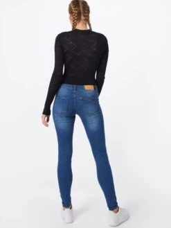 Noisy May Jeans Skinny Jeans NMEVE Dames Blauw -Noisy May Winkel 946151a80fb1cdca57dcd3e638d6248c