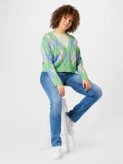 Vesten Gebreid Vest KIRSTY Dames Mintgroen -Noisy May Winkel 981f3bd3ffa5657add6d7e98e7c4be6b